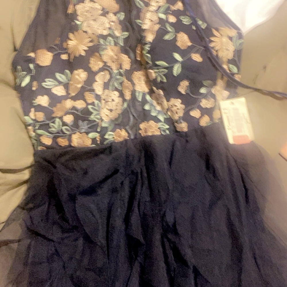 floral dress.
